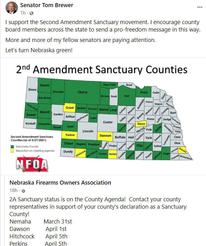 2nd Amendment Sanctuary Counties